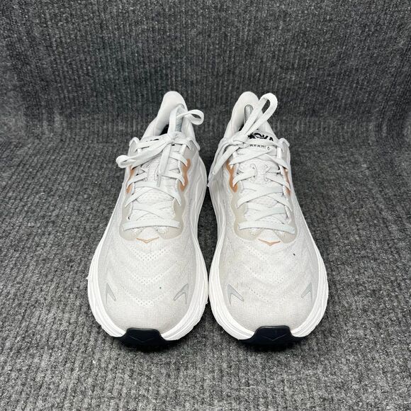 Hoka One One Arahi 6 Nimbus Cloud Grey Gold Running Shoes Women’s 9.5 B - Picture 2 of 10